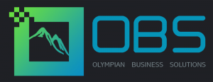 OBS Hellas - Olympian Business Solutions Black Logo